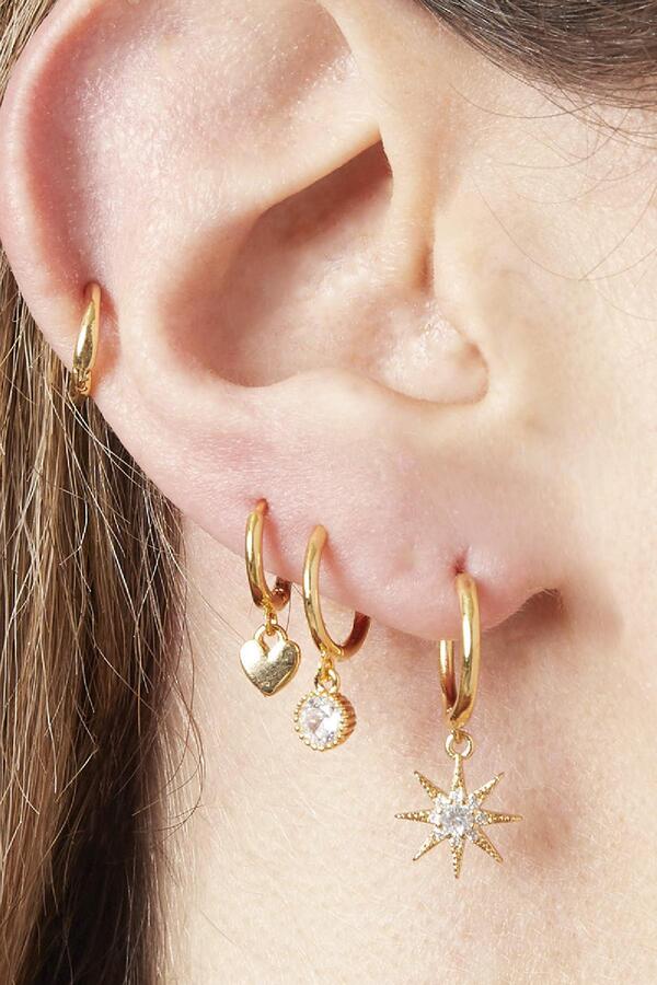 Earrings Set Sparkle Away Gold Copper